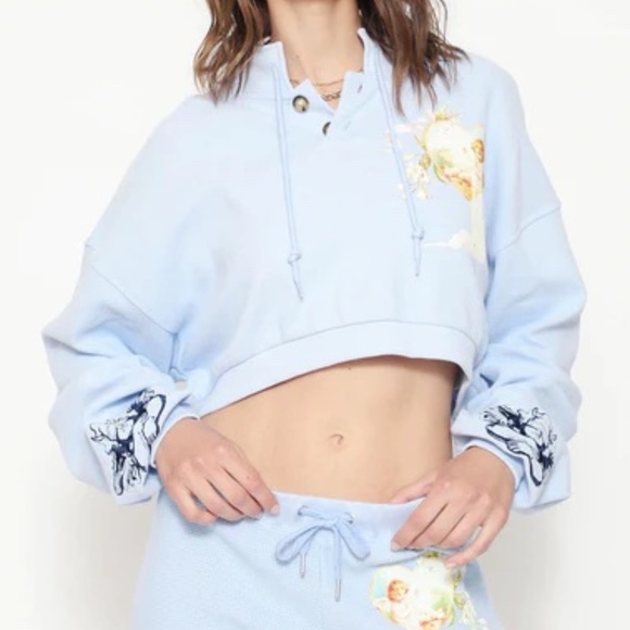 Boys Lie 'Perpetual Feelings' Cropped Sweatshirt - Picture 8 of 16